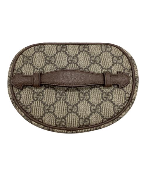 GUCCI（グッチ）GUCCI (グッチ) OPHIDIA LG コスメティックポーチ ブラウンの古着・服飾アイテム
