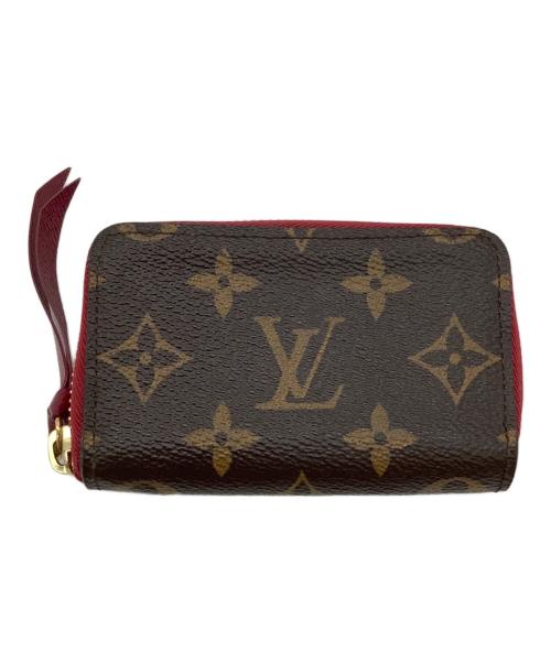 LOUIS VUITTON（ルイ ヴィトン）LOUIS VUITTON (ルイ ヴィトン) モノグラム ミュルティカルト カードケース ブラウン×レッドの古着・服飾アイテム