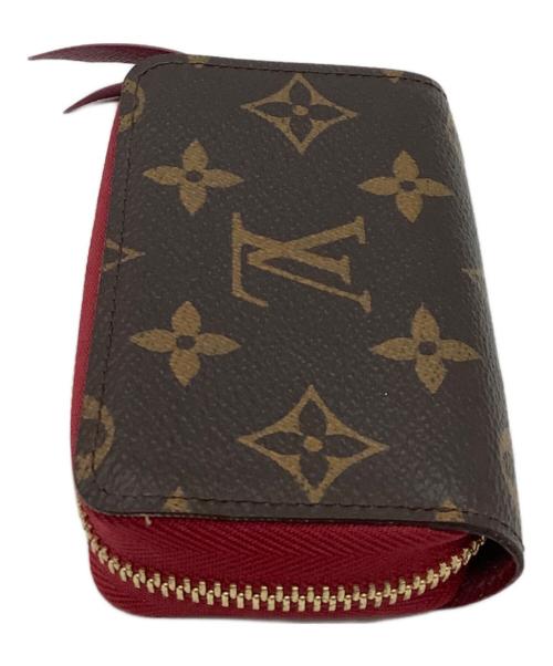 LOUIS VUITTON（ルイ ヴィトン）LOUIS VUITTON (ルイ ヴィトン) モノグラム ミュルティカルト カードケース ブラウン×レッドの古着・服飾アイテム