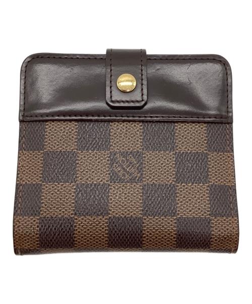 LOUIS VUITTON（ルイ ヴィトン）LOUIS VUITTON (ルイ ヴィトン) ダミエ コンパクトジップ 2つ折り財布の古着・服飾アイテム