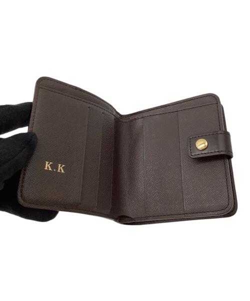 LOUIS VUITTON（ルイ ヴィトン）LOUIS VUITTON (ルイ ヴィトン) ダミエ コンパクトジップ 2つ折り財布の古着・服飾アイテム