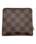 LOUIS VUITTON (ルイ ヴィトン) ダミエ コンパクトジップ 2つ折り財布：8000円