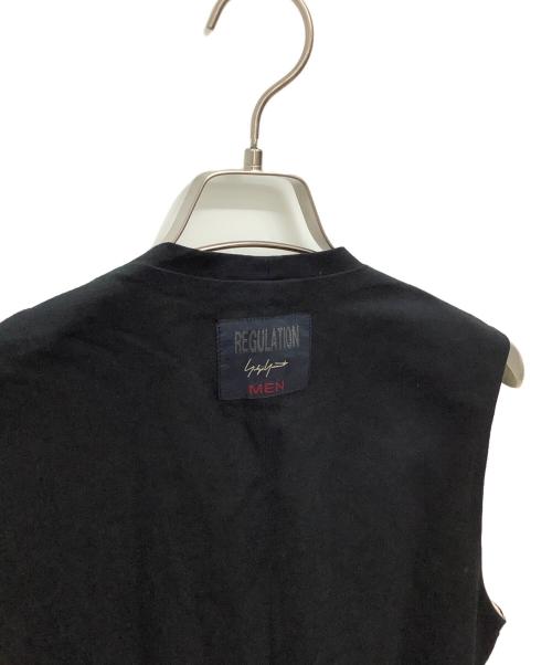 REGULATION Yohji Yamamoto（レギュレーションヨウジヤマモト）REGULATION Yohji Yamamoto (レギュレーションヨウジヤマモト) ダブルジレ ブラック サイズ:SIZE 3の古着・服飾アイテム