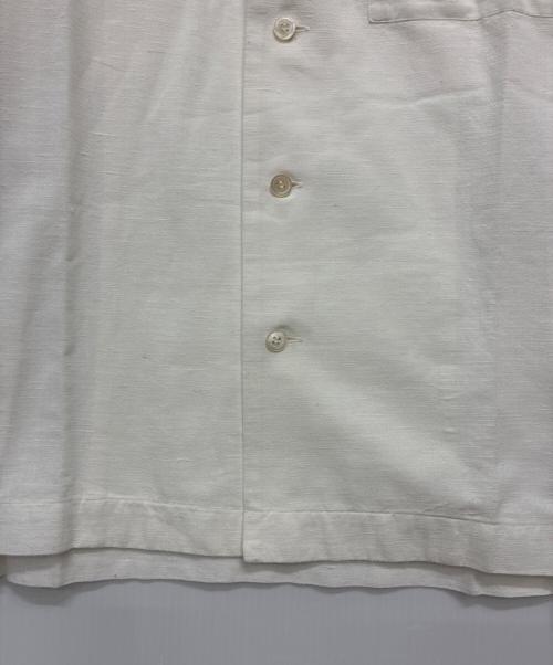 ISSEY MIYAKE（イッセイミヤケ）ISSEY MIYAKE (イッセイミヤケ) 黒タグ カスリ コットン 長袖シャツ ホワイト サイズ:SIZE 1の古着・服飾アイテム