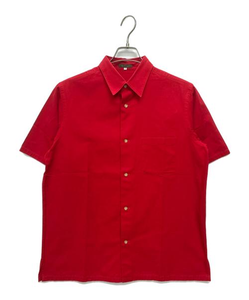 Y's for men（ワイズフォーメン）Y'S for men (ワイズフォーメン) 90s コットン 半袖シャツ レッド サイズ:SIZE 3の古着・服飾アイテム