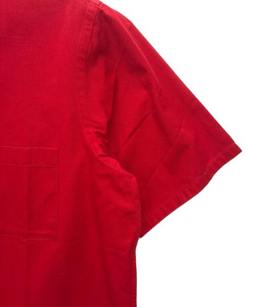 Y's for men（ワイズフォーメン）Y'S for men (ワイズフォーメン) 90s コットン 半袖シャツ レッド サイズ:SIZE 3の古着・服飾アイテム