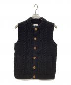 CAMBIOカンビオ）の古着「ニットベスト」｜ブラック