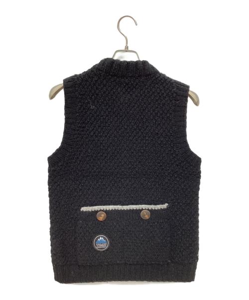 CAMBIO（カンビオ）CAMBIO (カンビオ) ニットベスト ブラック サイズ:Mの古着・服飾アイテム
