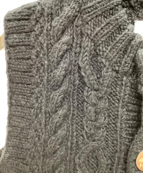 CAMBIO（カンビオ）CAMBIO (カンビオ) ニットベスト ブラック サイズ:Mの古着・服飾アイテム