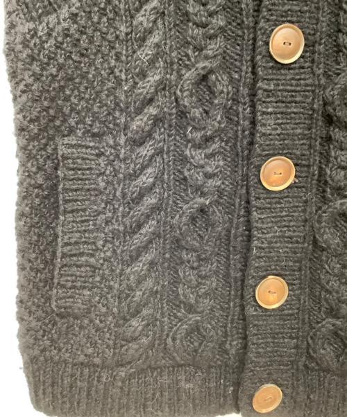 CAMBIO（カンビオ）CAMBIO (カンビオ) ニットベスト ブラック サイズ:Mの古着・服飾アイテム