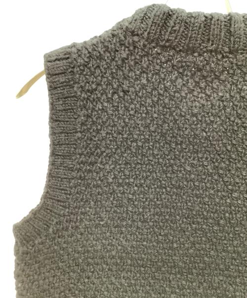 CAMBIO（カンビオ）CAMBIO (カンビオ) ニットベスト ブラック サイズ:Mの古着・服飾アイテム