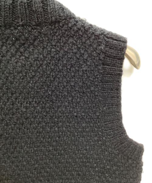 CAMBIO（カンビオ）CAMBIO (カンビオ) ニットベスト ブラック サイズ:Mの古着・服飾アイテム