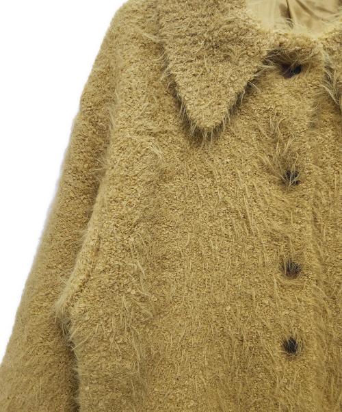 BEAUTY&YOUTH UNITED ARROWS（ビューティーアンドユースユナイテッドアローズ）BEAUTY&YOUTH UNITED ARROWS (ビューティーアンドユースユナイテッドアローズ) フェザーニット ライナーカーディガン イエロー サイズ:Freeの古着・服飾アイテム