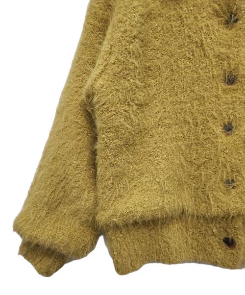 BEAUTY&YOUTH UNITED ARROWS（ビューティーアンドユースユナイテッドアローズ）BEAUTY&YOUTH UNITED ARROWS (ビューティーアンドユースユナイテッドアローズ) フェザーニット ライナーカーディガン イエロー サイズ:Freeの古着・服飾アイテム