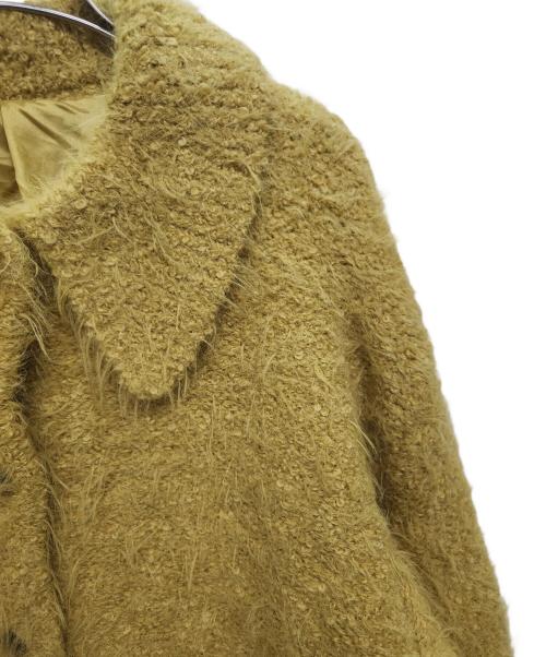 BEAUTY&YOUTH UNITED ARROWS（ビューティーアンドユースユナイテッドアローズ）BEAUTY&YOUTH UNITED ARROWS (ビューティーアンドユースユナイテッドアローズ) フェザーニット ライナーカーディガン イエロー サイズ:Freeの古着・服飾アイテム