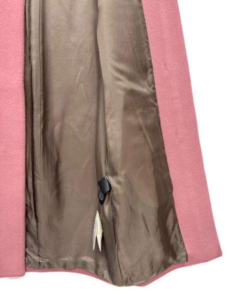 IENA（イエナ）IENA (イエナ) 22AW ラムウールノーカラーコート ピンク サイズ:38の古着・服飾アイテム