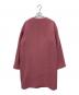IENA (イエナ) 22AW ラムウールノーカラーコート ピンク サイズ:38：10000円