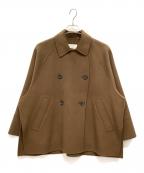 IENAイエナ）の古着「スーパー160ダブルフェイス ショートコート」｜ブラウン
