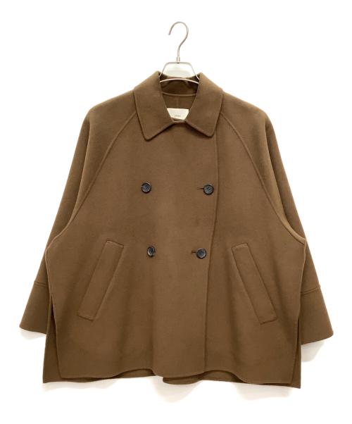 IENA（イエナ）IENA (イエナ) スーパー160ダブルフェイス ショートコート ブラウン サイズ:36の古着・服飾アイテム