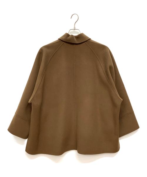 IENA（イエナ）IENA (イエナ) スーパー160ダブルフェイス ショートコート ブラウン サイズ:36の古着・服飾アイテム