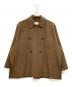 IENA（イエナ）の古着「スーパー160ダブルフェイス ショートコート」｜ブラウン
