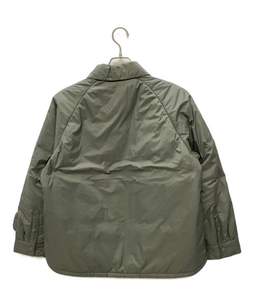 UNIQLO（ユニクロ）UNIQLO (ユニクロ) ANYA HINDMARCH (アニヤ・ハインドマーチ) パフテックシャツジャケット オリーブ サイズ:Sの古着・服飾アイテム