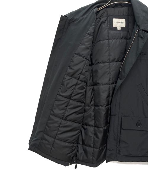 LACOSTE（ラコステ）LACOSTE (ラコステ) ミリタリールック中綿ジャケット ブラック サイズ:US Sの古着・服飾アイテム