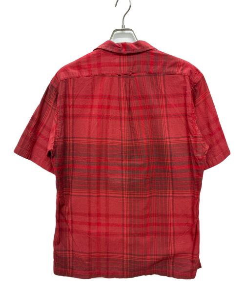 POLO RALPH LAUREN（ポロ・ラルフローレン）POLO RALPH LAUREN (ポロ・ラルフローレン) 90s CALDWELL コットン オープンカラー 半袖シャツ レッド サイズ:Mの古着・服飾アイテム