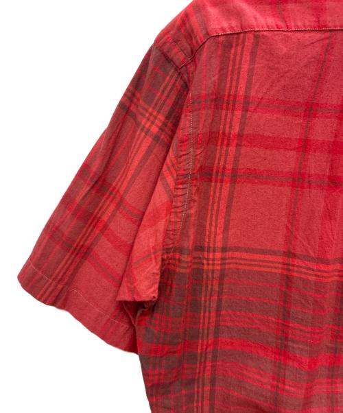 POLO RALPH LAUREN（ポロ・ラルフローレン）POLO RALPH LAUREN (ポロ・ラルフローレン) 90s CALDWELL コットン オープンカラー 半袖シャツ レッド サイズ:Mの古着・服飾アイテム
