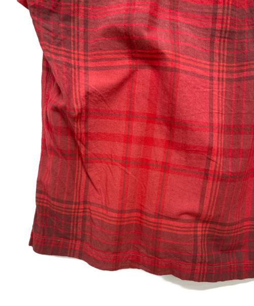 POLO RALPH LAUREN（ポロ・ラルフローレン）POLO RALPH LAUREN (ポロ・ラルフローレン) 90s CALDWELL コットン オープンカラー 半袖シャツ レッド サイズ:Mの古着・服飾アイテム