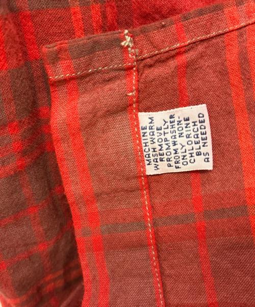 POLO RALPH LAUREN（ポロ・ラルフローレン）POLO RALPH LAUREN (ポロ・ラルフローレン) 90s CALDWELL コットン オープンカラー 半袖シャツ レッド サイズ:Mの古着・服飾アイテム