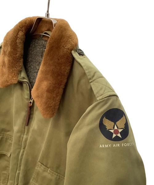 BUZZ RICKSON'S（バズリクソンズ）Buzz Rickson's (バズリクソンズ) B-10 フライトジャケット オリーブ×ブラウン サイズ:38の古着・服飾アイテム