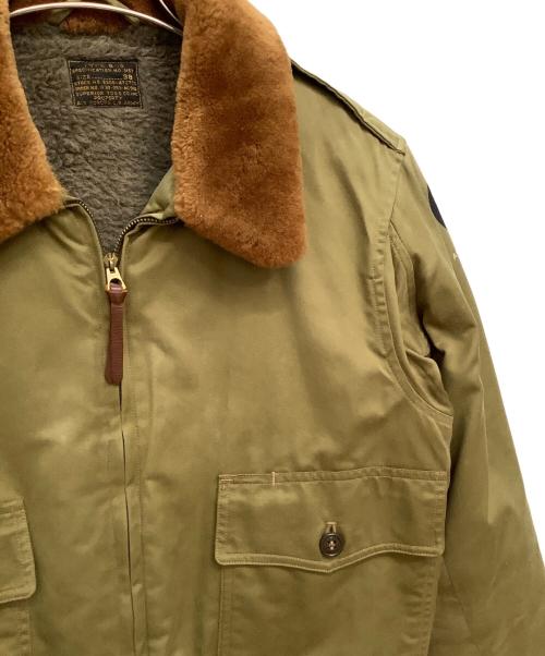 BUZZ RICKSON'S（バズリクソンズ）Buzz Rickson's (バズリクソンズ) B-10 フライトジャケット オリーブ×ブラウン サイズ:38の古着・服飾アイテム