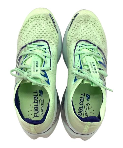 NEW BALANCE（ニューバランス）NEW BALANCE (ニューバランス) FuelCell SuperComp Trainer ランニングシューズ グリーン サイズ:28cmの古着・服飾アイテム