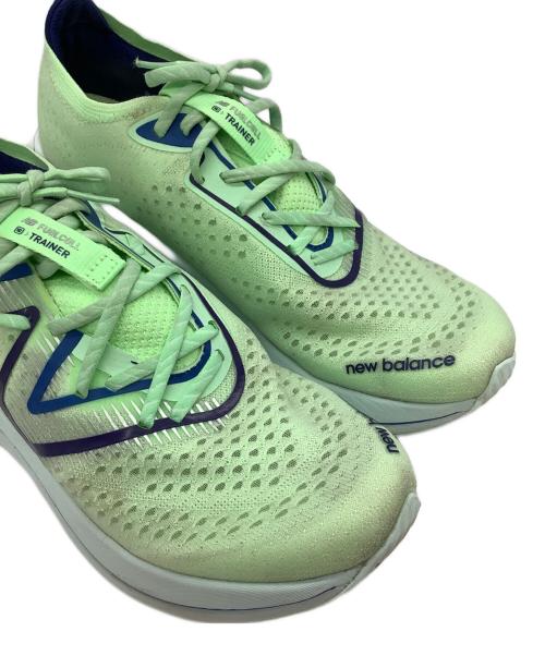 NEW BALANCE（ニューバランス）NEW BALANCE (ニューバランス) FuelCell SuperComp Trainer ランニングシューズ グリーン サイズ:28cmの古着・服飾アイテム