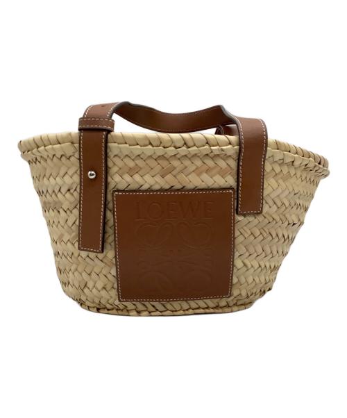 LOEWE（ロエベ）LOEWE (ロエベ) カゴバッグ ナチュラル/タン サイズ:スモールの古着・服飾アイテム