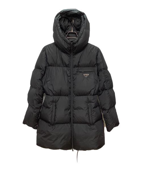 PRADA（プラダ）PRADA (プラダ) ダウンコート ブラック サイズ:44の古着・服飾アイテム