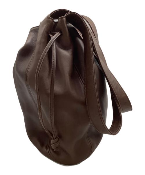 OLD COACH（オールドコーチ）OLD COACH (オールドコーチ) 巾着ハンドバッグ ブラウンの古着・服飾アイテム