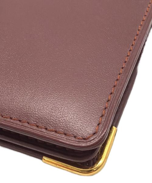 Cartier（カルティエ）Cartier (カルティエ) カードケース ボルドーの古着・服飾アイテム