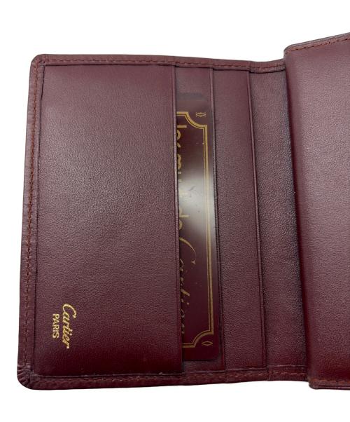 Cartier（カルティエ）Cartier (カルティエ) カードケース ボルドーの古着・服飾アイテム