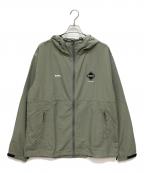 F.C.R.B.エフシーレアルブリストル）の古着「SUPPLEX NYLON HOODED BLOUSON」｜グリーン