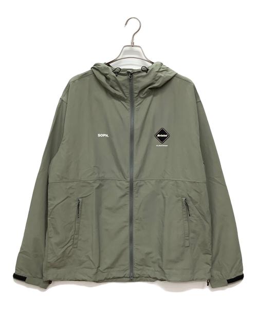 F.C.R.B.（エフシーレアルブリストル）F.C.R.B. (エフシーレアルブリストル) SUPPLEX NYLON HOODED BLOUSON グリーン サイズ:XXL 未使用品の古着・服飾アイテム