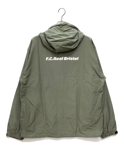 F.C.R.B.（エフシーレアルブリストル）F.C.R.B. (エフシーレアルブリストル) SUPPLEX NYLON HOODED BLOUSON グリーン サイズ:XXL 未使用品の古着・服飾アイテム
