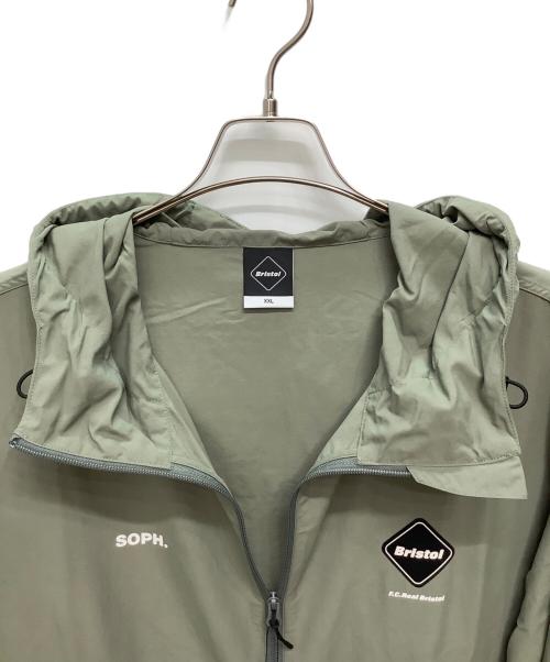 F.C.R.B.（エフシーレアルブリストル）F.C.R.B. (エフシーレアルブリストル) SUPPLEX NYLON HOODED BLOUSON グリーン サイズ:XXL 未使用品の古着・服飾アイテム