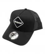F.C.R.B.×New Eraエフシーレアルブリストル×ニューエラ）の古着「NEWERA 9FORTY A-FRAME MESH CAP」｜ブラック