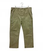 RRLダブルアールエル）の古着「Army Utility Flat Pants」｜オリーブ