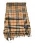 Burberry's (バーバリーズ) ノバチェックマフラー ベージュ×レッド：3000円