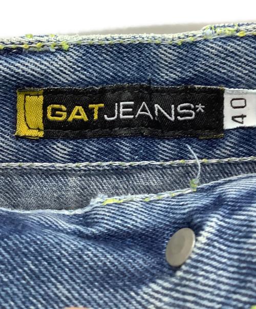 GAT JEANS（GAT JEANS）GAT JEANS (GAT JEANS) カットオフデニムパンツ インディゴ サイズ:40の古着・服飾アイテム
