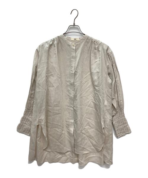 Uhr（ウーア）Uhr (ウーア) 長袖シャツ ベージュ サイズ:Free 未使用品の古着・服飾アイテム
