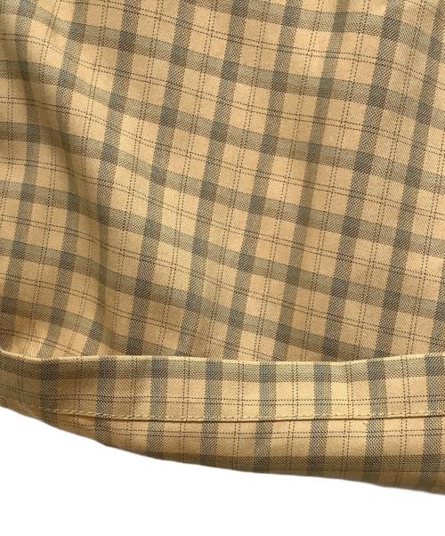 HELLO.SANFRANCISCO（ハロー サンフランシスコ）HELLO.SANFRANCISCO (ハロー サンフランシスコ) CIAOPANIC (チャオパニック) カットアウトリボンチェックジャケット+サイドリボンチェックイージーパンツ ベージュ サイズ:ONE SIZE/パンツMサイズの古着・服飾アイテム